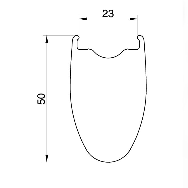 Paire de Roues MICHE KLEOS 50 Tubeless Ready (Center Lock)