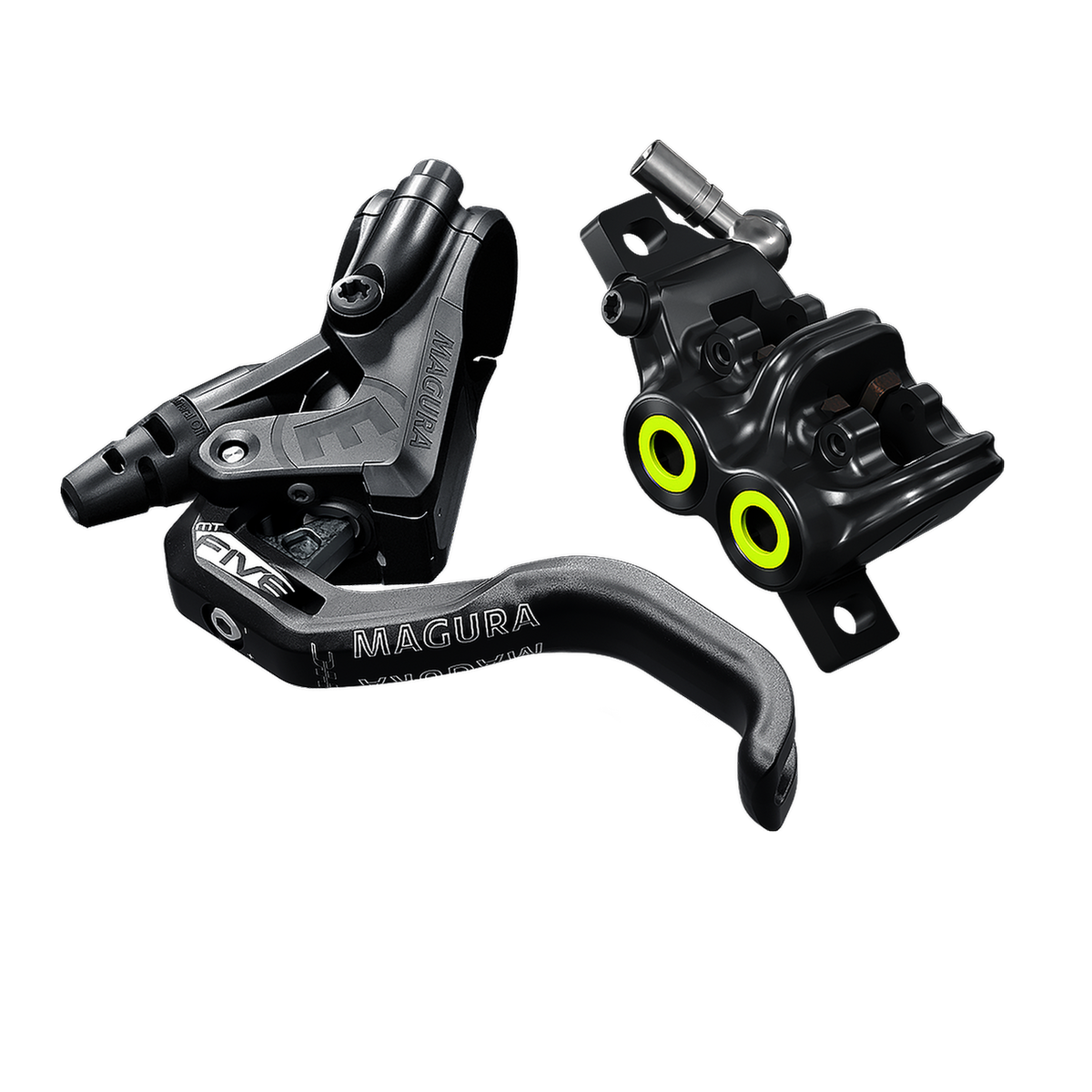 Paar MAGURA MT5 PRO Bremsen mit 203/180mm Storm HC Scheiben