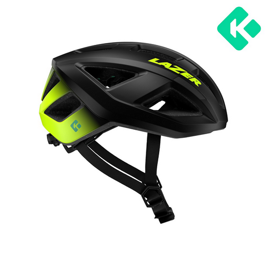 Helm Strasse LAZER TONIC KINETICORE Schwarz/Gelb