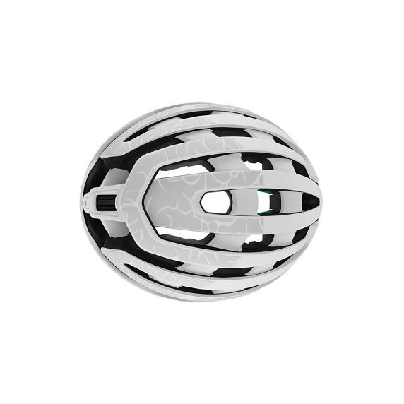 LAZER Z1 KINECTICORE UYH Rennradhelm, mattweiß + LED