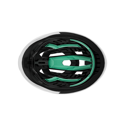 Casque Route LAZER Z1 KINETICORE Blanc Matt - Édition Limitée UYH Use Your Head + LED