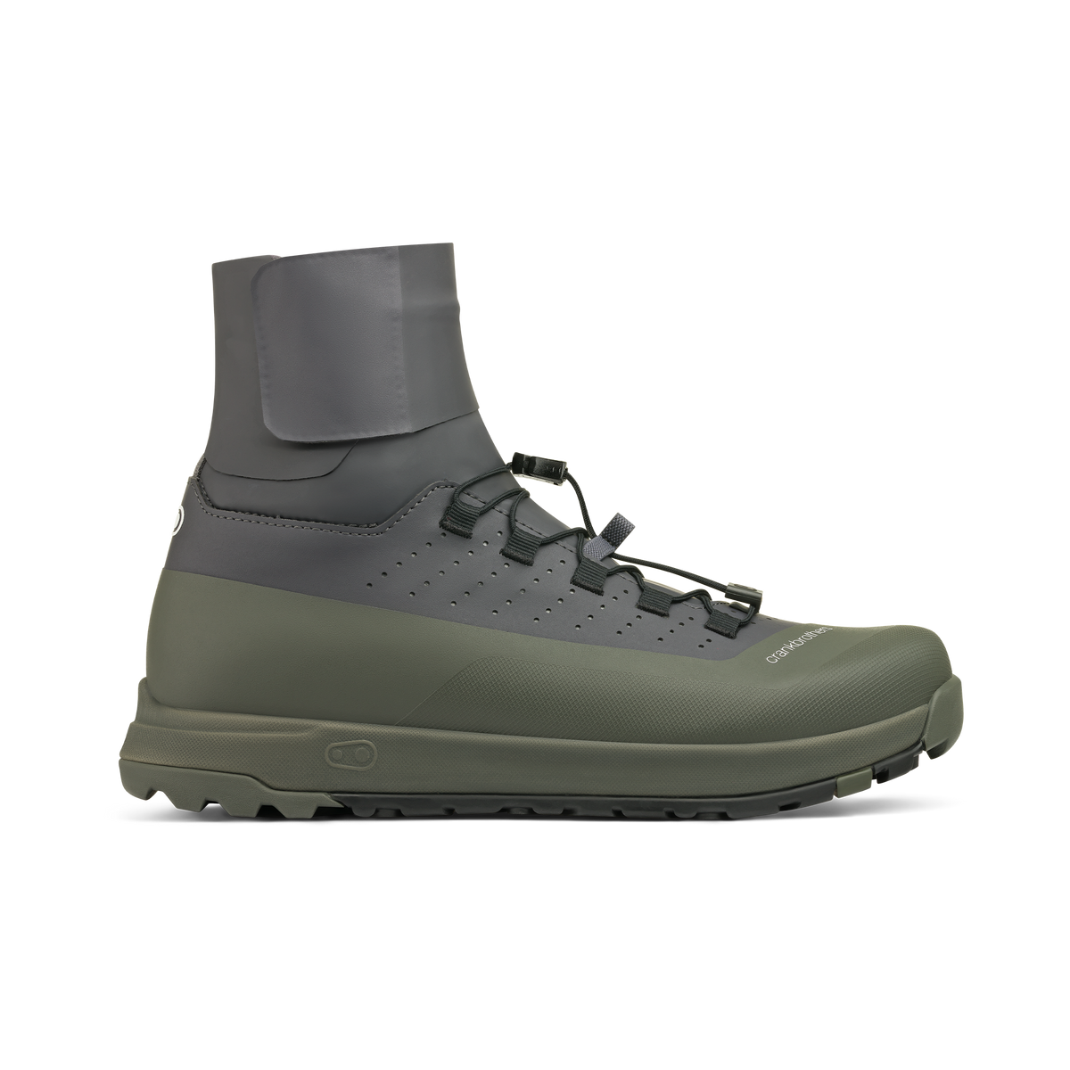 Chaussures VTT CRANKBROTHERS MALLET TRAIL SPEEDLACE SEAL Gris/Vert - côté extérieur