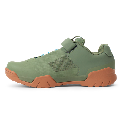 Chaussures VTT CRANKBROTHERS MALLET ENDURO SPEED LACE CLIP-IN Vert/Bleu