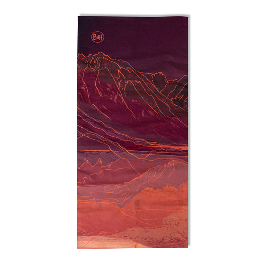 Tour de Cou BUFF ORIGINAL ECOSTRETCH Unal Bordeaux/Orange