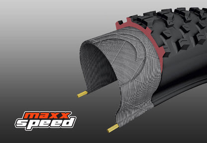 Reifen MAXXIS ASPEN AT 32x2.40 Exo MaxxSpeed Tubeless Ready Faltbar Schwarz