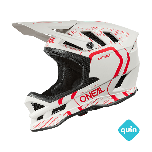 O'NEAL BLADE POLYACRYLITE STRIKE Mountainbike-Helm Weiß/Rot