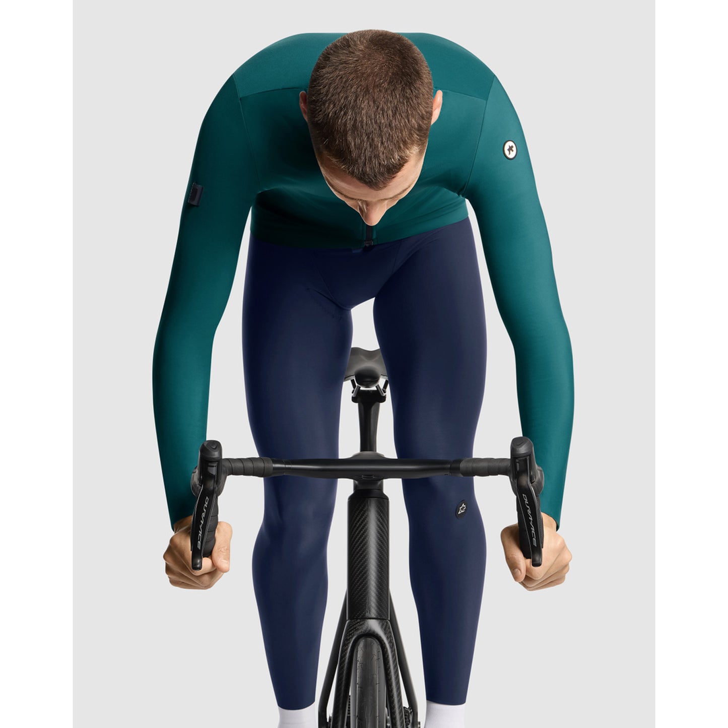 Maillot ASSOS MILLE GT SPRING FALL C2 Manches Longues Foundation Green