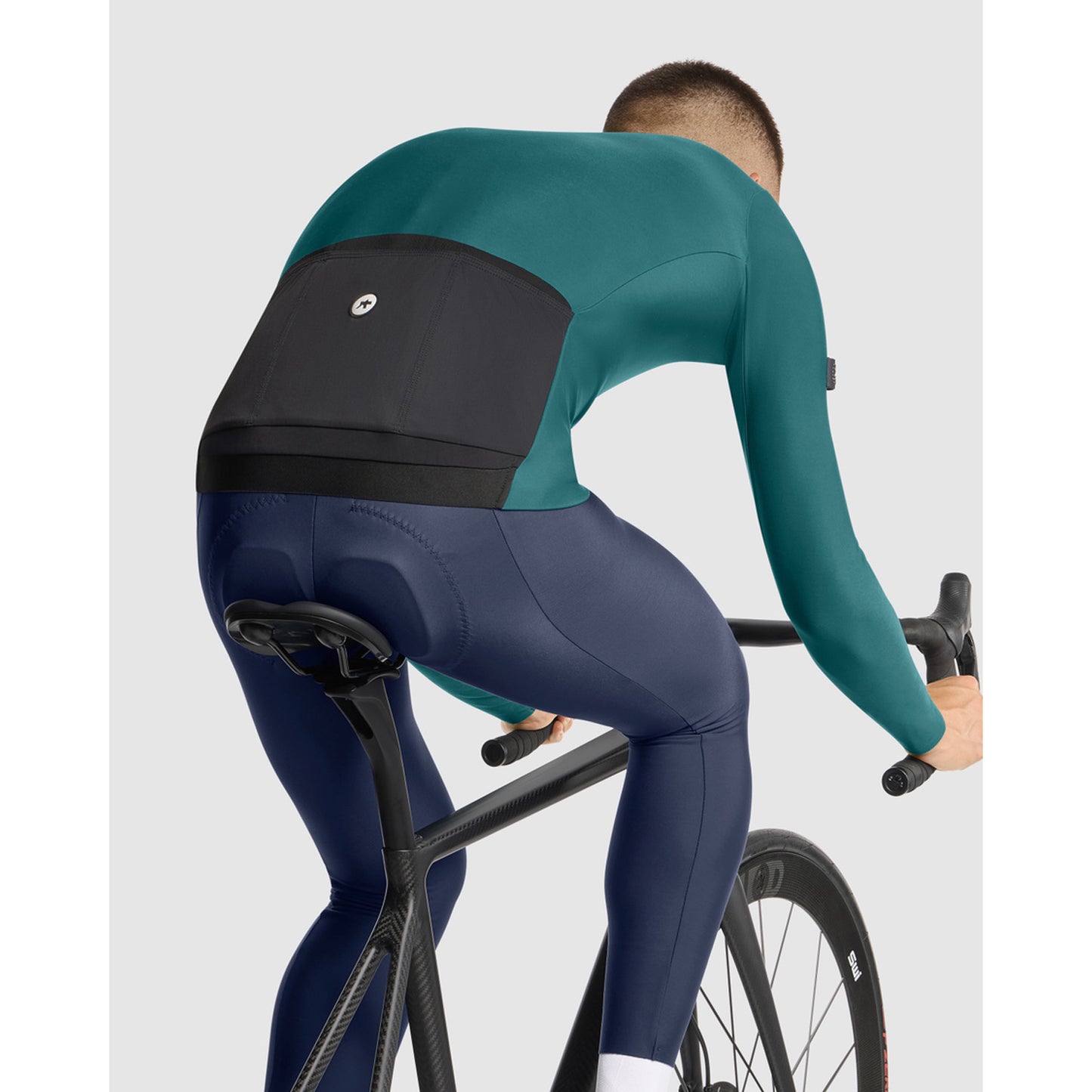 Maillot ASSOS MILLE GT SPRING FALL C2 Manches Longues Foundation Green