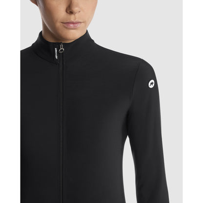 Maillot ASSOS UMA GT SPRING FALL C2 Manches Longues Femme Noir