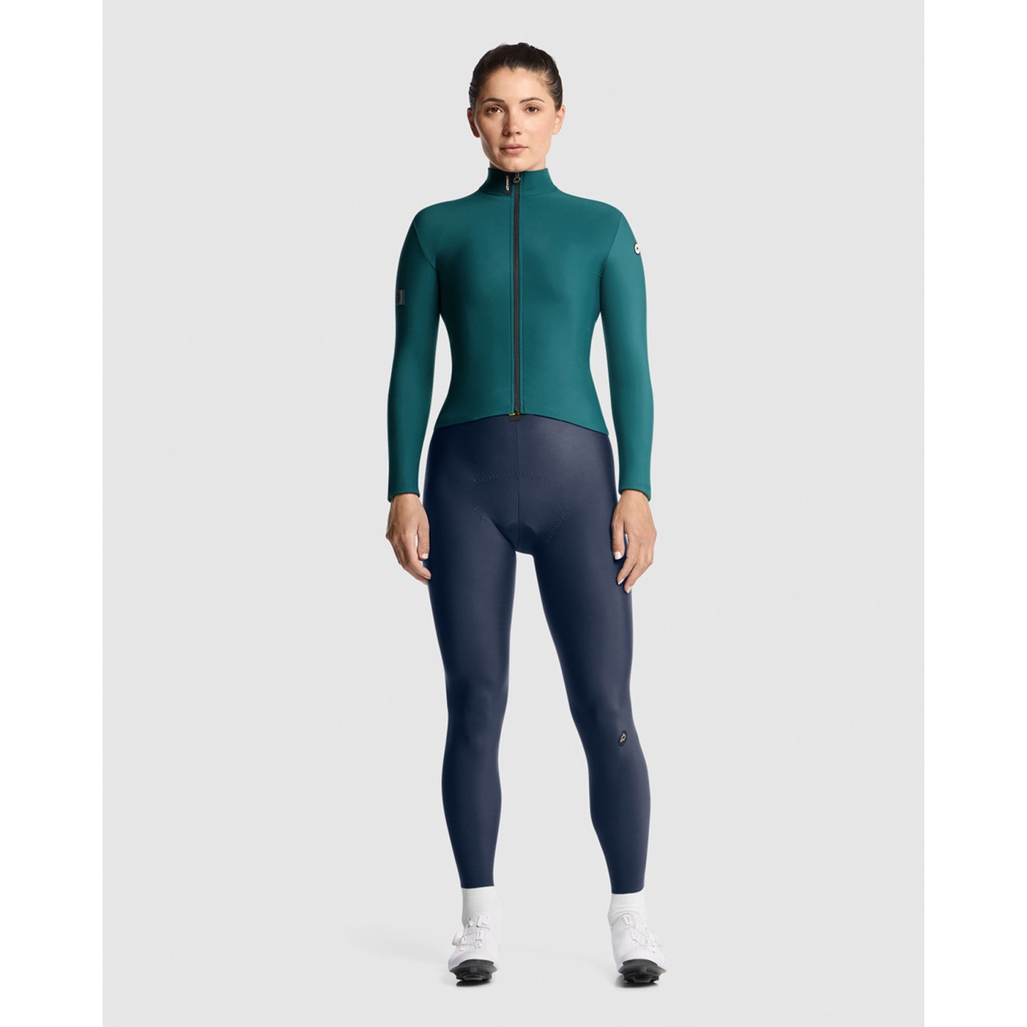 Maillot ASSOS UMA GT SPRING FALL C2 Manches Longues Femme Foundation Green