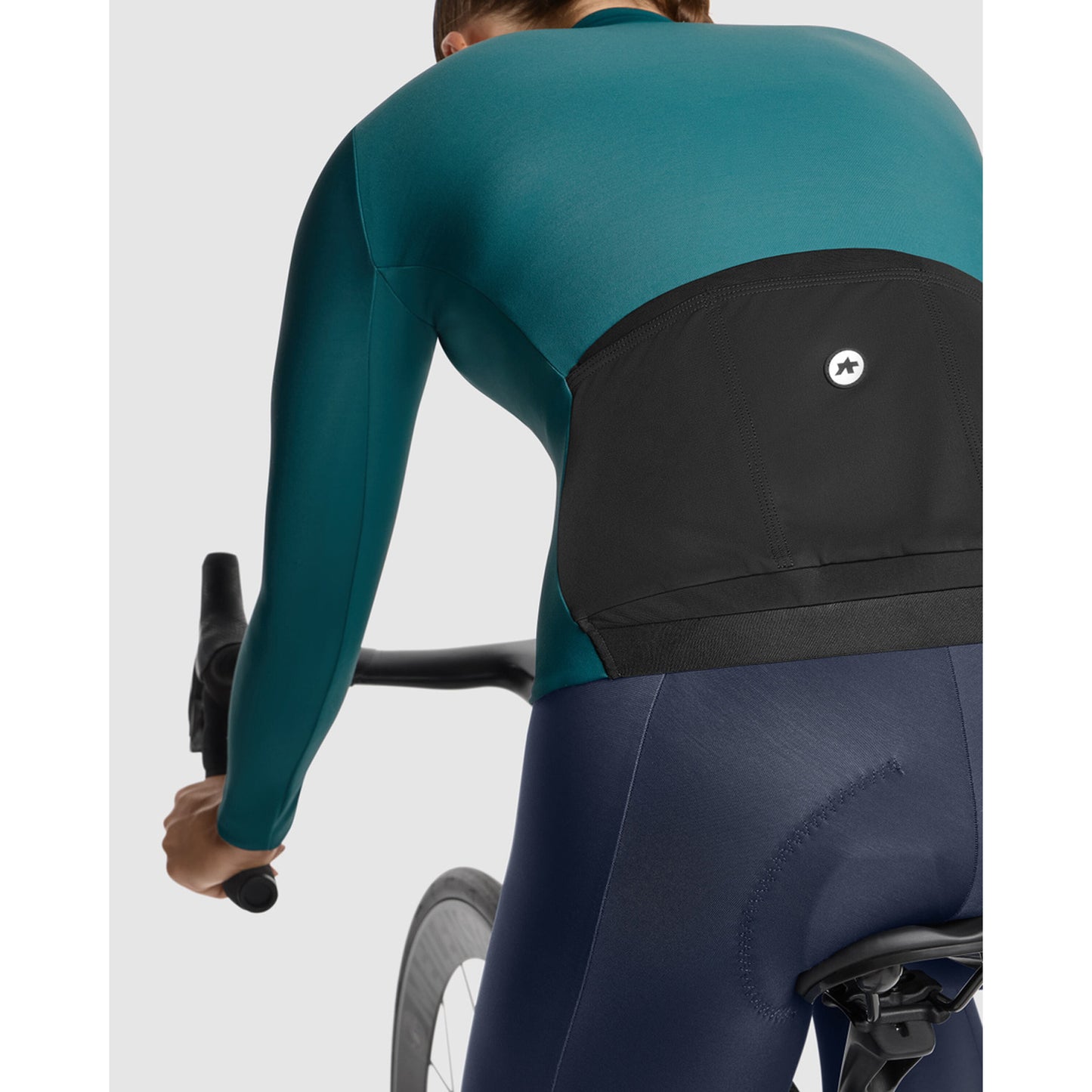 Maillot ASSOS UMA GT SPRING FALL C2 Manches Longues Femme Foundation Green