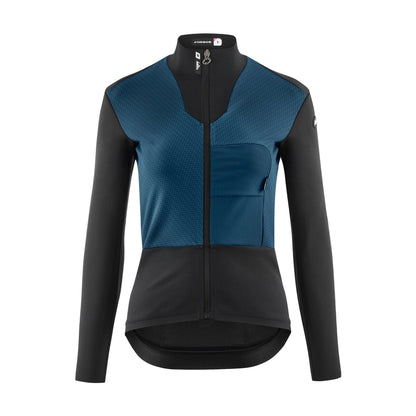 Jacke ASSOS DYORA R HABU WINTER S11 Damen Petrol Blue