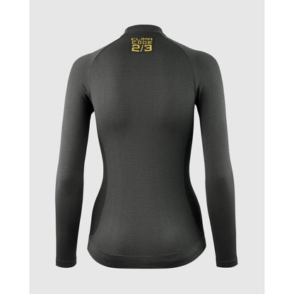 Unterhemd ASSOS SPRING FALL P1 Langarm Damen Grau