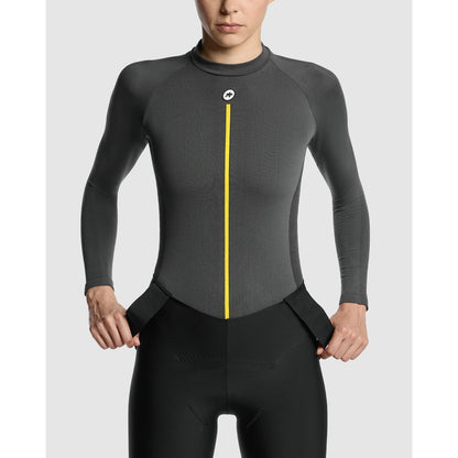 Unterhemd ASSOS SPRING FALL P1 Langarm Damen Grau