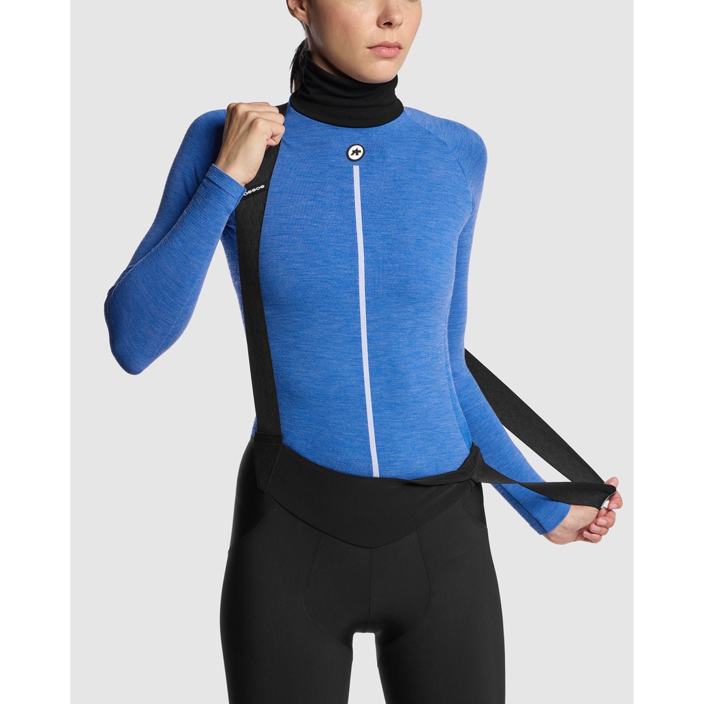 Unterwäsche ASSOS WOM UZ P1 Longsleeve Frau Calypso Blu