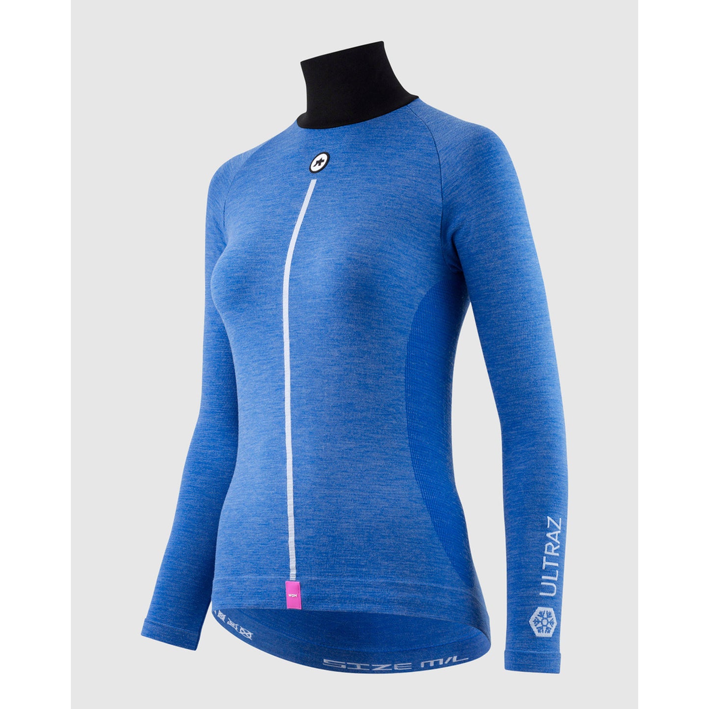 Unterwäsche ASSOS WOM UZ P1 Longsleeve Frau Calypso Blu
