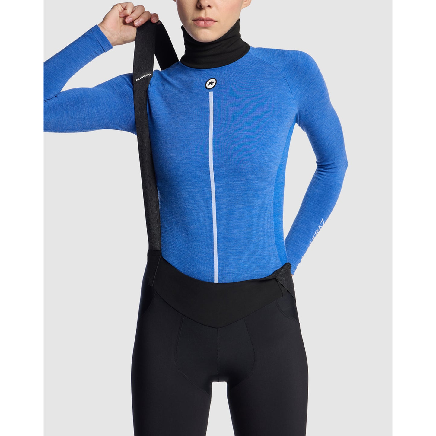 Unterwäsche ASSOS WOM UZ P1 Longsleeve Frau Calypso Blu