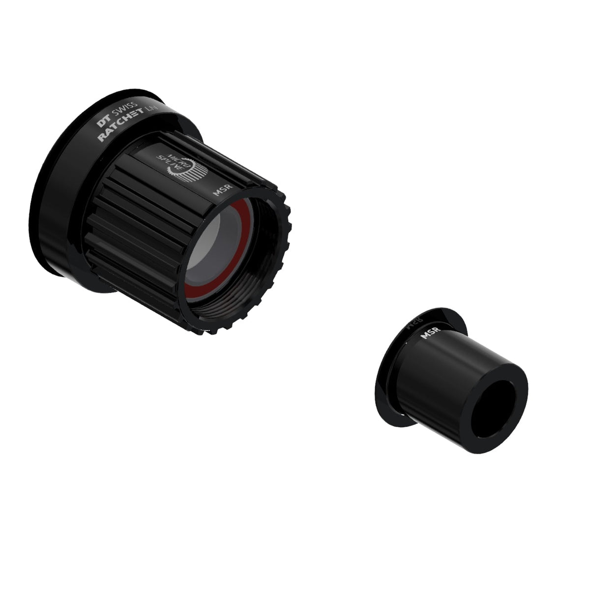 DT SWISS Ratchet LN Freilaufkörper für Shimano Micro Spline, 12x142 mm Steckachse, Aluminium Light