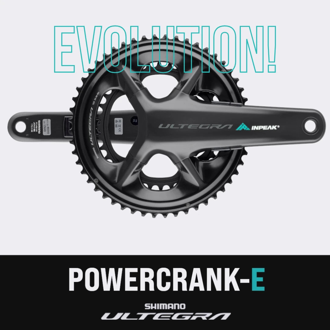 Pédalier Capteur de Puissance INPEAK POWERCRANK-E TWIN2 LR Shimano Ultegra R8100
