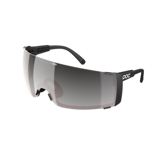 Lunettes POC PROPEL + Noir Verre Clarity Road Sunny Silver