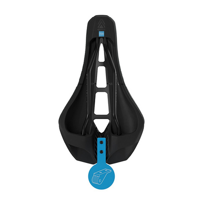 Selle PRO STEALTH 3D TEAM 142mm Rails Carbone Noir
