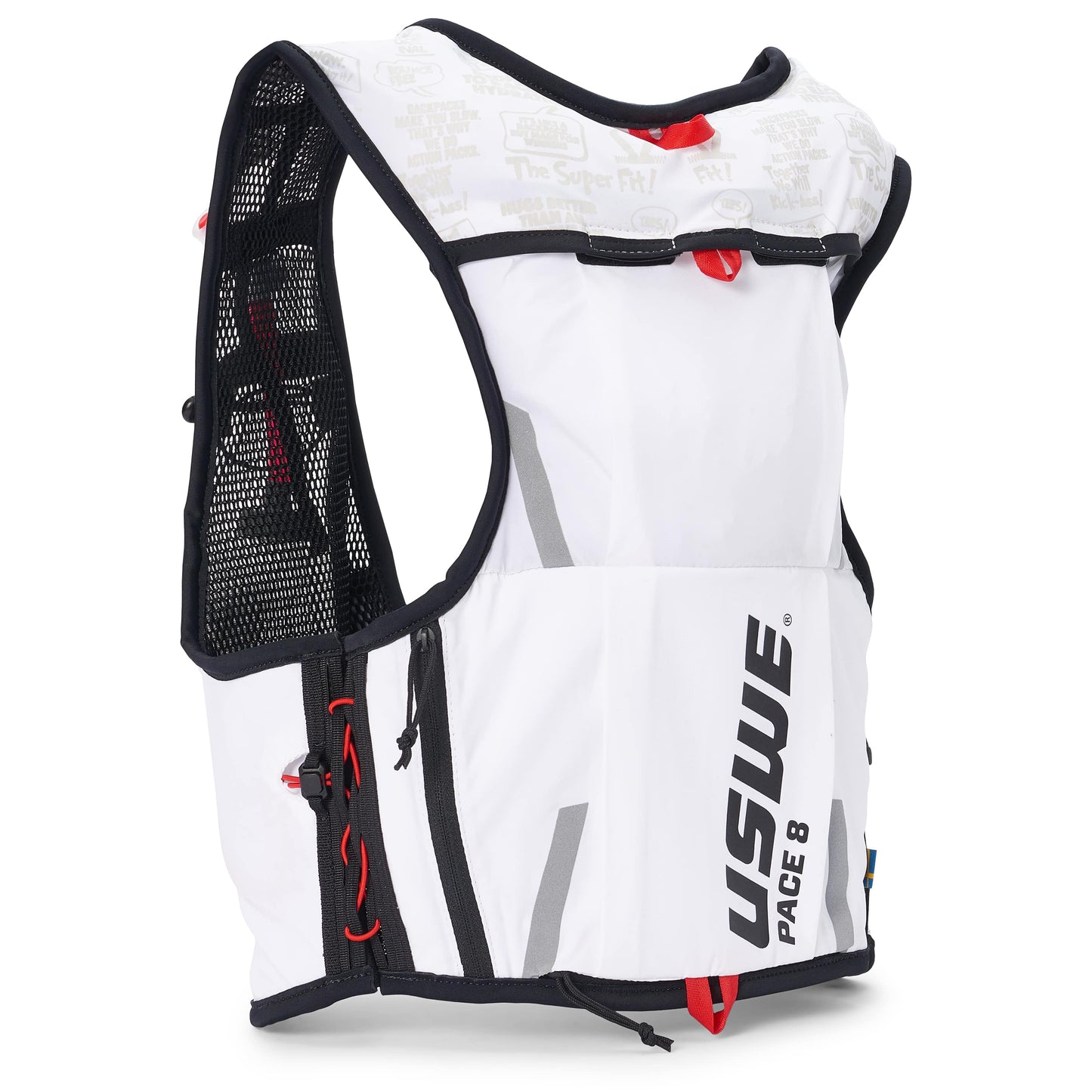 USWE PACE 8 L Trinkrucksack, Weiß