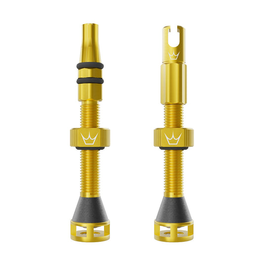 Ventile Tubeless PEATY'S HOLESHOT FAST FLOW 60mm (x2) Gold