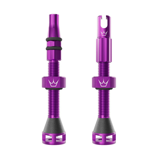 Tubeless-Ventile PEATY'S HOLESHOT FAST FLOW 60mm (x2) Violett