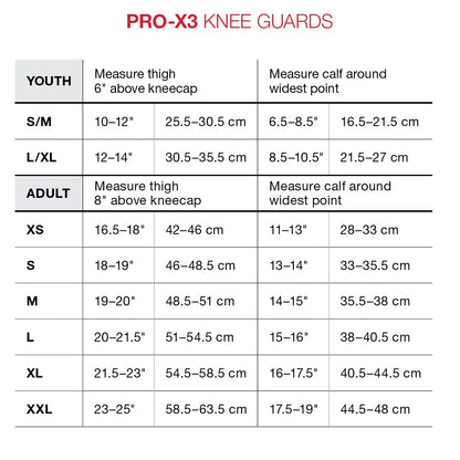 Genouillères G-FORM PRO-X3 Junior Noir