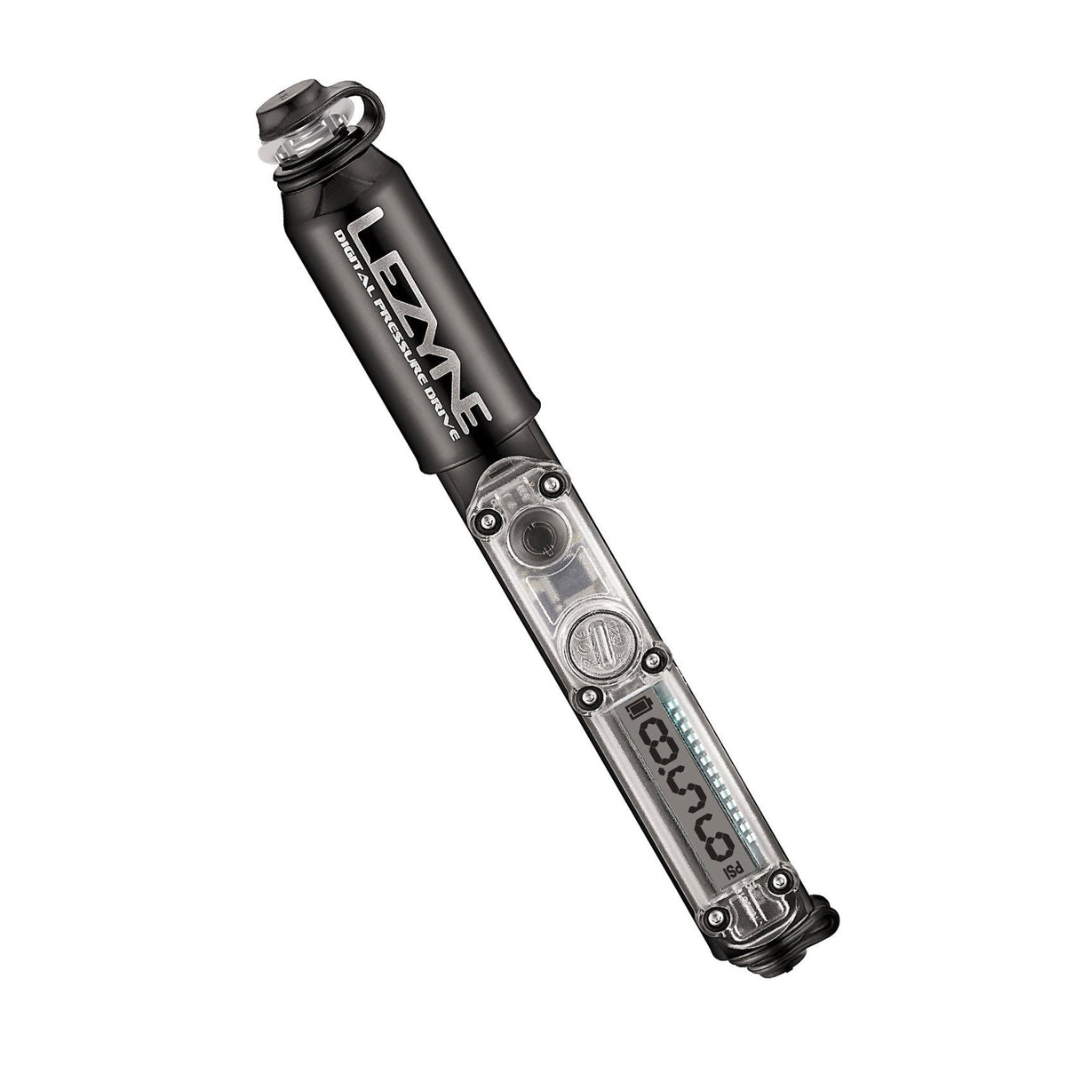 LEZYNE DIGITAL PRESSURE DRIVE Handpumpe Schwarz