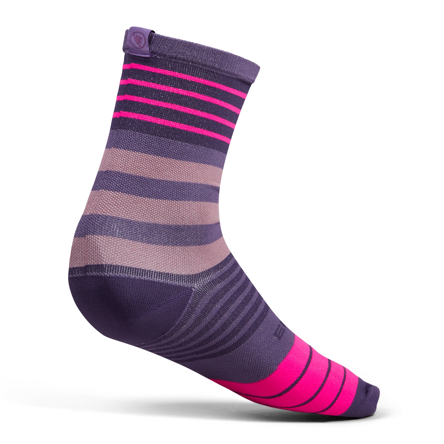 Chaussettes ENDURA BLOCK Violet