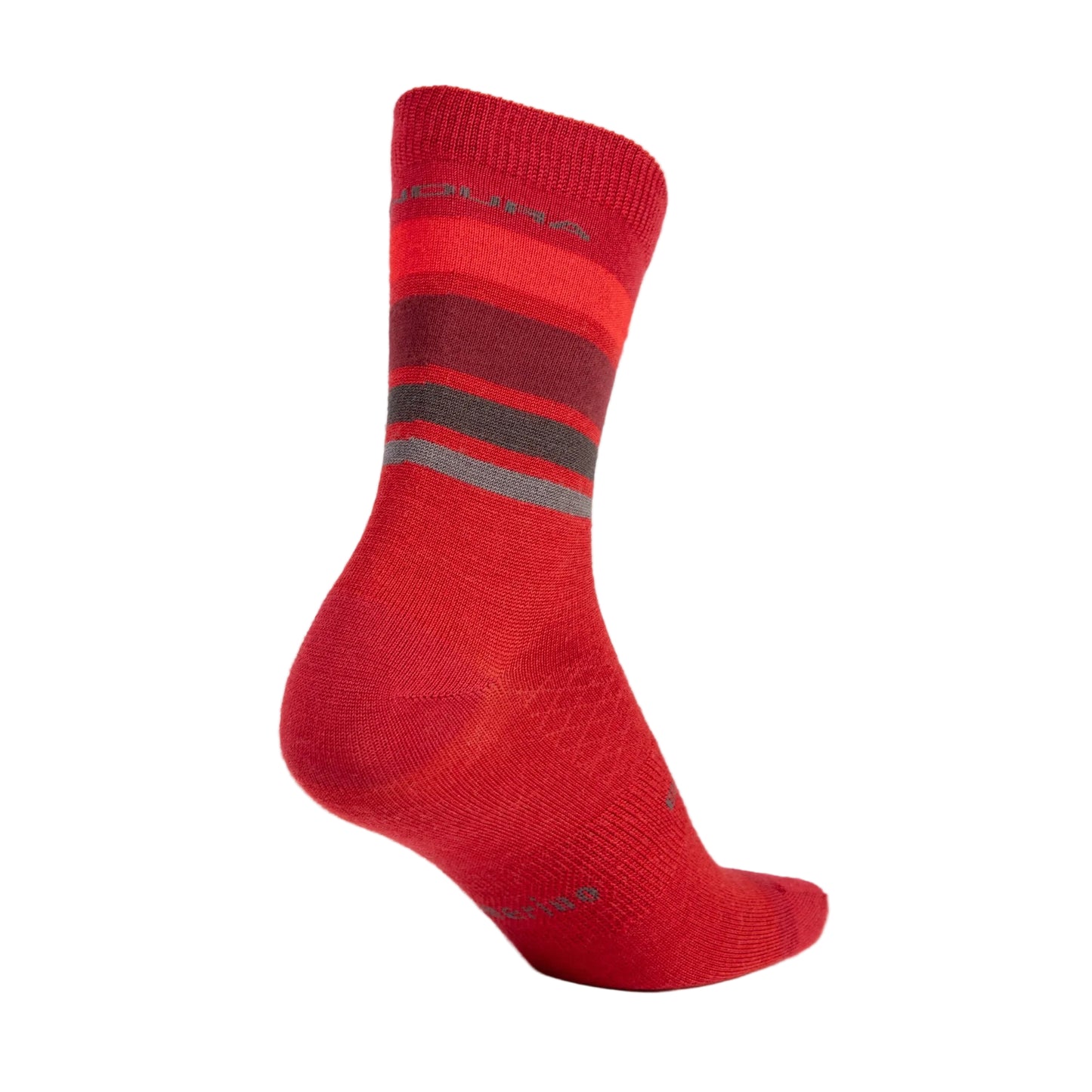 ENDURA BAABAA MERINO STRIPE Socken Rot