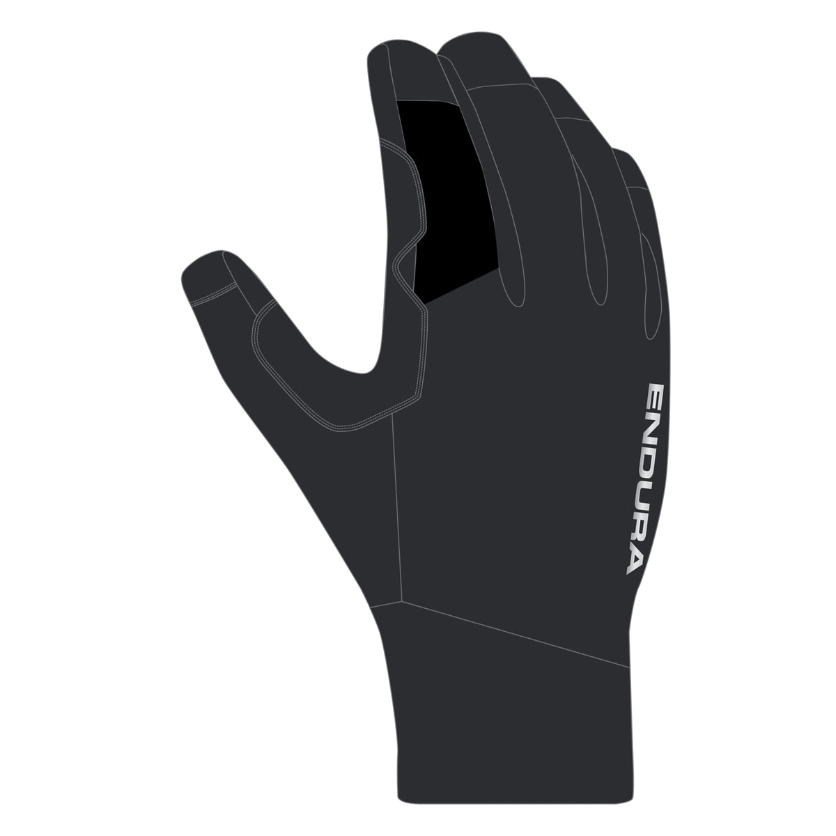 Handschuhe ENDURA LOOP WATERPROOF Schwarz