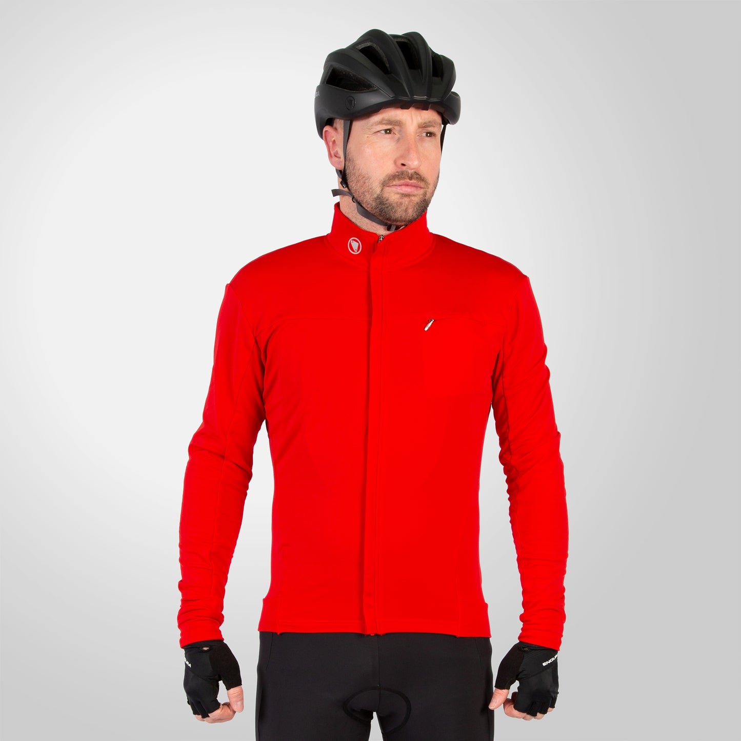 ENDURA XTRACT ROUBAIX Trikot Langarm Rot