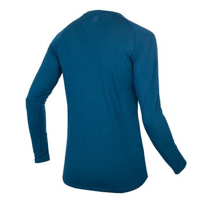 Unterwäsche ENDURA BAABAA BLEND Langarm Blau