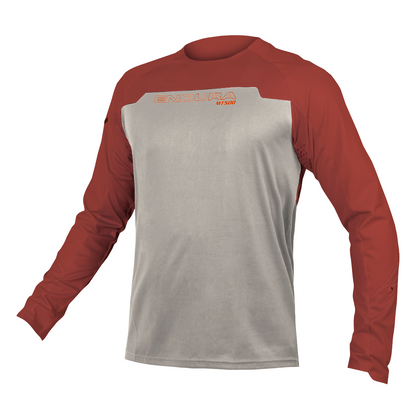 Trikot ENDURA MT500 BURNER Langarm Rot