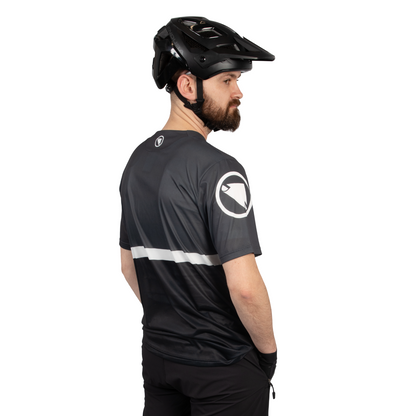 Trikot ENDURA SINGLETRACK CORE TEE II Kurzarm Schwarz