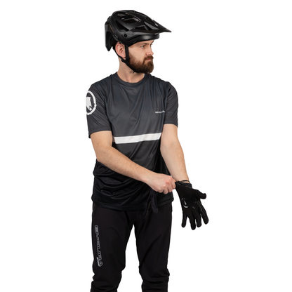 Trikot ENDURA SINGLETRACK CORE TEE II Kurzarm Schwarz