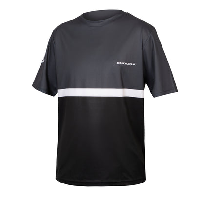 Trikot ENDURA SINGLETRACK CORE TEE II Kurzarm Schwarz