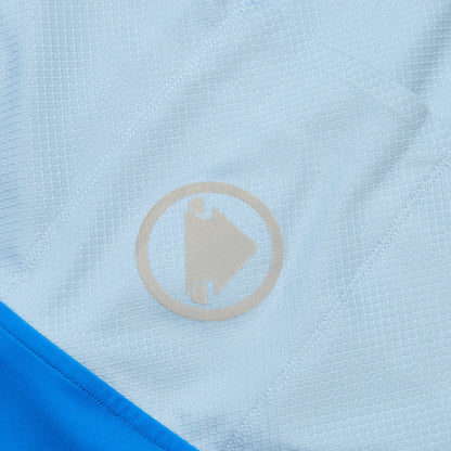 Maillot ENDURA FS260 PRINT Manches Courtes Bleu