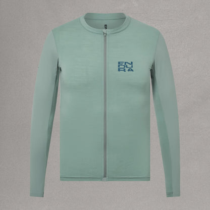 Langarmtrikot ENDURA ALLTRACK RIDE Salbeigrün