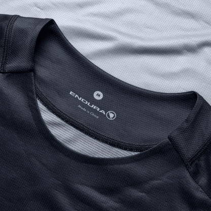 Maillot ENDURA CORE PRINTED Manches Longues Noir