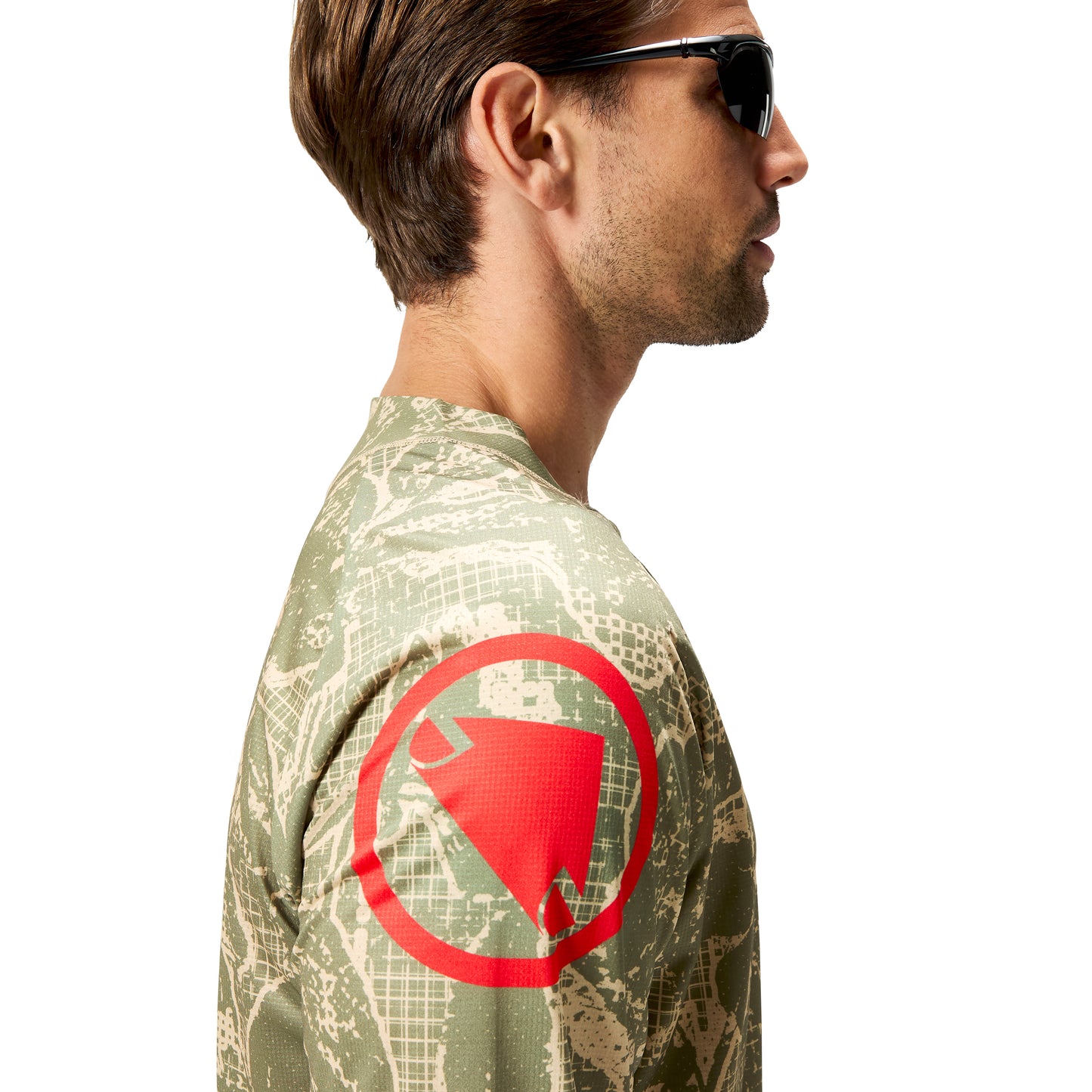 ENDURA LTD PRINTED Langarmtrikot Camo Khaki 2025