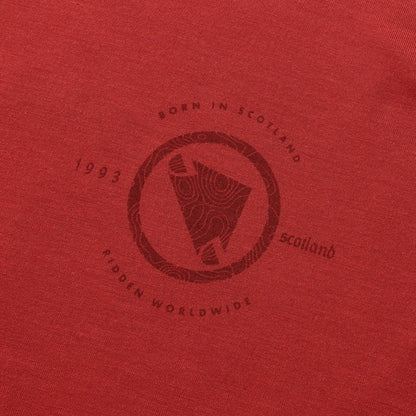 Maillot ENDURA LOOP Manches Courtes Rouge