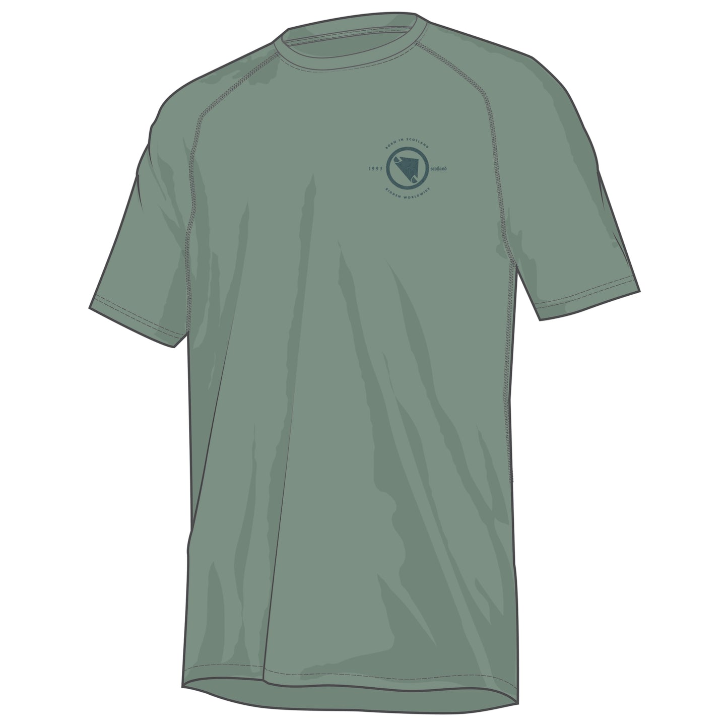 ENDURA LOOP TECH TEE Trikot Kurzarm Sage