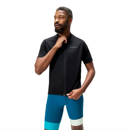 Trikot ENDURA LOOP ZIPPED Kurzarm Schwarz
