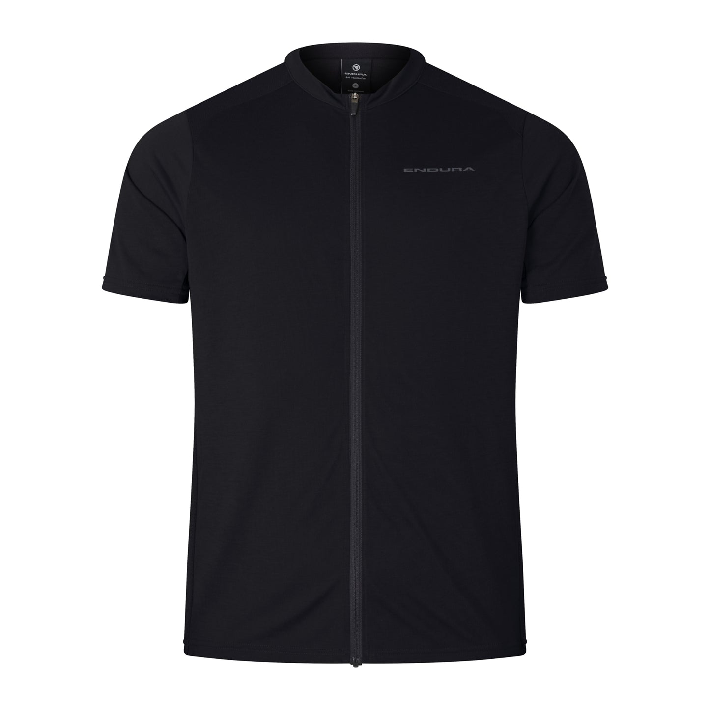 ENDURA LOOP ZIPPED Trikot Kurzarm Schwarz