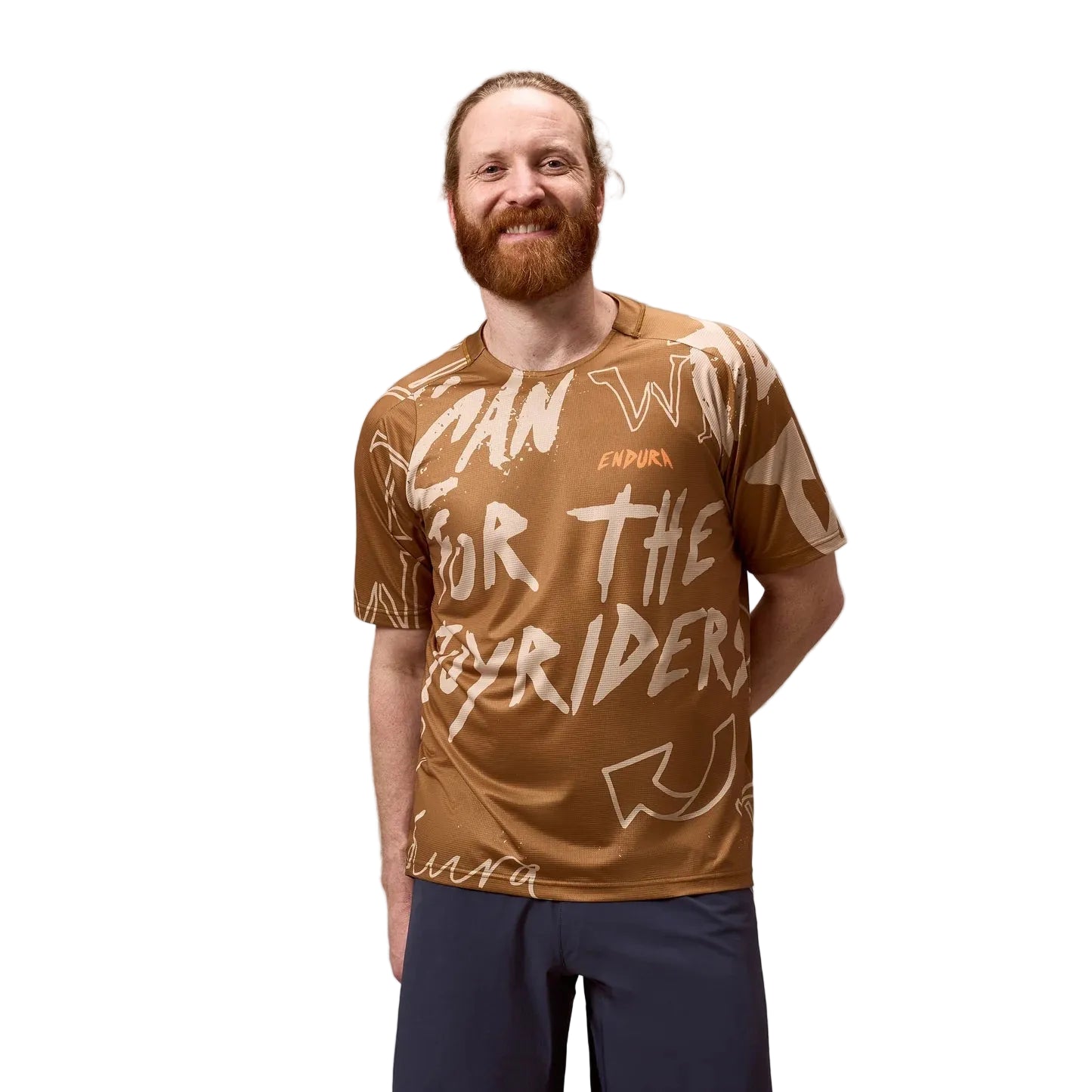 ENDURA SINGLETRACK PRINT Bronze Trikot
