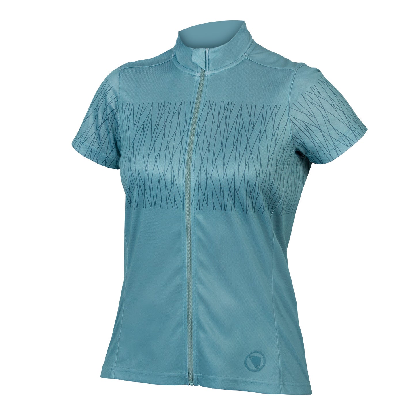 Maillot ENDURA HUMMVEE RAY II Femme Manches Courtes Bleu