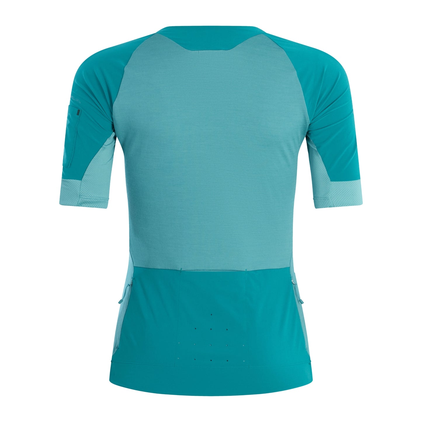 Maillot ENDURA GV500 Femme Manches Courtes Bleu
